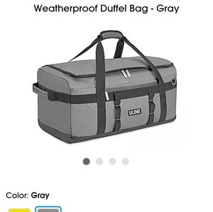 Uline Gray Duffel Bag for Men